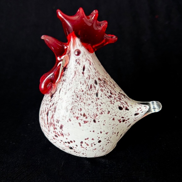 4 inch Vintage Murano Hand Blown Art Glass Hen Chicken Excellent Gift Condition - Picture 11 of 11